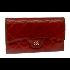 SOLD Chanel flap long wallet
